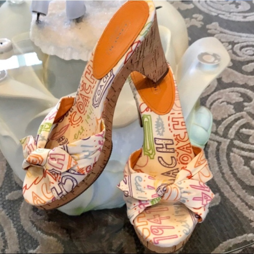 Coach Karen Graffiti Multi Heel